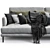 Elegant Bonaldo Paraiso Sofa 3D model small image 2