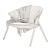 Elegant Oliva Armchair | Italian Design 3D model small image 5