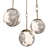 Lunar Speckle Pendant: British Craftsmanship & Monochromatic Elegance 3D model small image 2