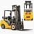 EQUIPMAX 3000 Forklift: Maximum Efficiency for Your Warehouse. 3D model small image 1