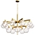 Elegant Globe Pendant Chandelier Set 3D model small image 3