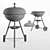 Title: Weber Compact Kettle Grill - Charcoal Grilling Perfection 3D model small image 3