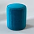 Elegant Melis Pouf by Origami 3D model small image 7