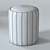 Elegant Melis Pouf by Origami 3D model small image 10
