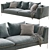 Elegant and Comfortable Sofa 3D model small image 1