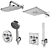 GROHE Set 97: Revitalize Your Shower 3D model small image 2