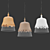 Modern Concrete Pendant Light 3D model small image 1