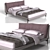 Ditre Italia Kim Bed - Sleek and Elegant Sleeping Solution 3D model small image 1