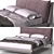 Ditre Italia Kim Bed - Sleek and Elegant Sleeping Solution 3D model small image 3