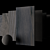 Santorini Fume Stone Set: Multi-Texture Tiles 3D model small image 2