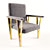 Art Deco Chair 3D model small image 2