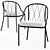 Elegant Emu Como Dining Chair 3D model small image 1