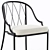 Elegant Emu Como Dining Chair 3D model small image 2