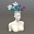 Elegant Blossoming Woman Vase 3D model small image 4