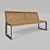 Outdoor Urban Bench 3D model small image 1