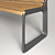 Outdoor Urban Bench 3D model small image 2