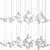 Bolle Bubble Chandelier Set: Exclusive Lighting 3D model small image 1