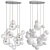 Bolle Bubble Chandelier Set: Exclusive Lighting 3D model small image 5