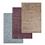 Versatile 3-Piece Carpet Set 3D model small image 1