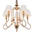 AGIO A6086LM-5PB.6 Pendant Chandelier 3D model small image 1