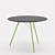 Sleek Leaf Table: Elegant Design 3D model small image 2