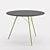 Sleek Leaf Table: Elegant Design 3D model small image 6