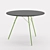 Sleek Leaf Table: Elegant Design 3D model small image 8