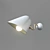 Inodesign Beghina 40.2815 Modern Pendant Light in Brass & White 3D model small image 2
