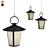 Elegant Passage Pendant Lamp 3D model small image 1