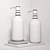 Sleek Shower Duo: Shampoo & Conditioner Dispensers 3D model small image 2