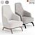 Giorgetti Janet Bergere: Elegant Comfort 3D model small image 1