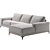 Valery Corner Sofa: Sleek and Spacious 3D model small image 2