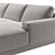 Valery Corner Sofa: Sleek and Spacious 3D model small image 3