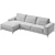 Valery Corner Sofa: Sleek and Spacious 3D model small image 5