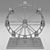 Miniature Ferris Wheel Model 3D model small image 3