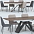 Marshall Table and Joss Chair: Modern Elegance for Dining 3D model small image 1