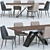 Marshall Table and Joss Chair: Modern Elegance for Dining 3D model small image 4