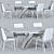 Marshall Table and Joss Chair: Modern Elegance for Dining 3D model small image 6