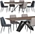 Marshall Table and Joss Chair: Modern Elegance for Dining 3D model small image 10