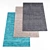 Versatile Collection of 3 Rugs 3D model small image 1