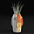 Modern Face Ceramic Vase 3D model small image 5