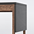 Modern Neri&Hu 777 Drape Desk 3D model small image 3