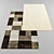 Modern Style Rug Set 3D model small image 3