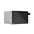 LG MW25R35GISW Microwave Oven 3D model small image 3