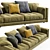 Experience comfort with Flexform Sofa Lucien 3D model small image 2