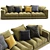 Experience comfort with Flexform Sofa Lucien 3D model small image 3