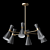 Sandglass-shaped Chandelier: Lampatron EVERT CH 6 3D model small image 2