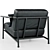 Wendelbo Aero Modern Armchair 3D model small image 2