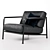 Wendelbo Aero Modern Armchair 3D model small image 3