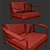 Wendelbo Aero Modern Armchair 3D model small image 5